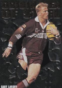 1995 Dynamic ARL Series 2 - Origin Men of Steel #OS5 Gary Larson Front